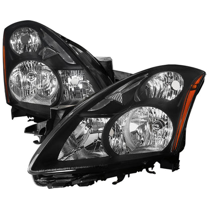 Spec-D 10-12 Nissan Altima 4DR Headlights OEM Style Black