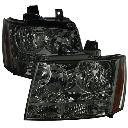 Spec-D 07-14 Avalanche/Tahoe/Suburban OE Style Smoked Headlights