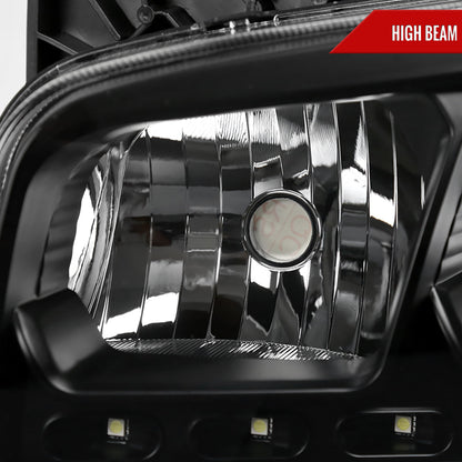 Spec-D 06-10 Dodge Charger 1PC Style Headlights OEM Style Black