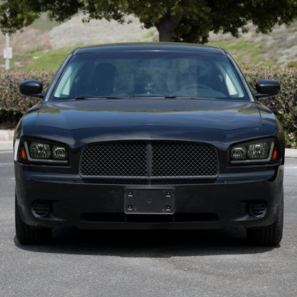 Spec-D 06-10 Dodge Charger SEQ LED Headlights OEM Style Black/Smoked