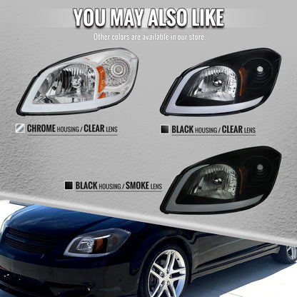 Spec-D 05-10 Cobalt Pontiac G5/Pursuit Projector Headlights Black