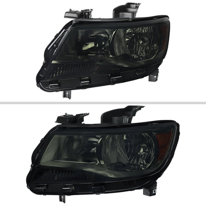 Spec-D 15-22 Chevy Colorado Headlights OEM Style Black/Smoked Lens
