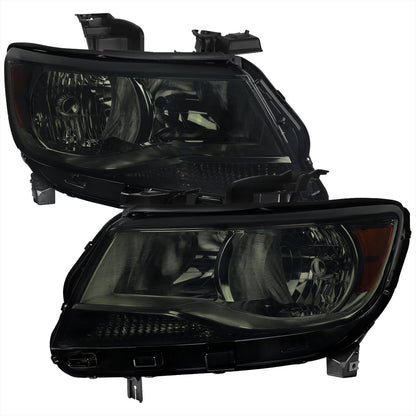 Spec-D 15-22 Chevy Colorado Headlights OEM Style Black/Smoked Lens