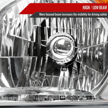 Spec-D 02-04 Honda CR-V OEM Style with Headlights Chrome