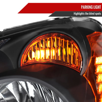 Spec-D 05-06 Honda CR-V OEM Style JP with Headlights Black