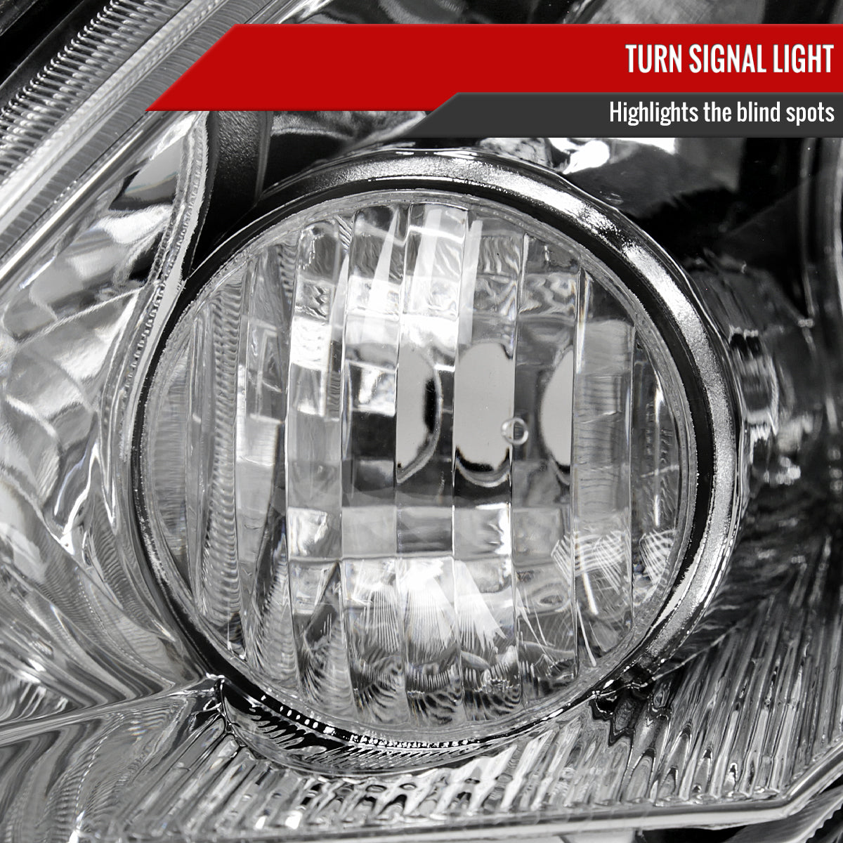 Spec-D 07-11 Honda CR-V OEM Style Headlights Chrome/Clear