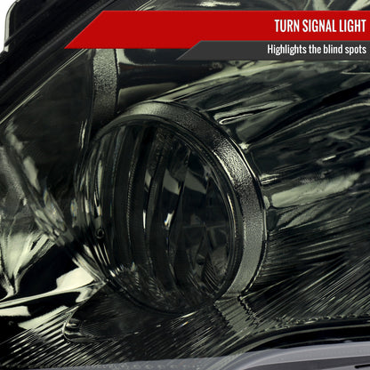 Spec-D 07-11 Honda CR-V OE Style Chrome w/ Smoked Lens Headlights