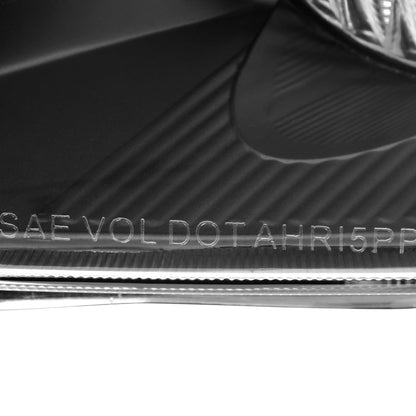 Spec-D 07-11 Honda CR-V Headlights OEM Style Matte Black/Clear