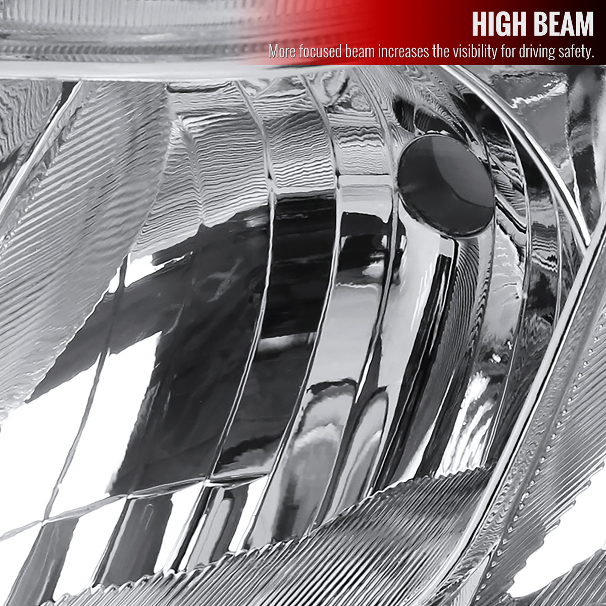 Spec-D 12-13 Civic 2DR/12-15 Civic 4DR Crystal Headlights Chrome