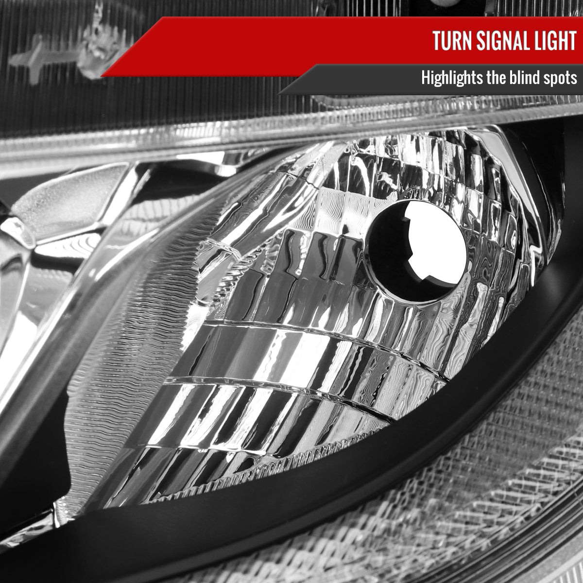 Spec-D 16-21 Honda Civic Projector Headlights OEM Style Chrome