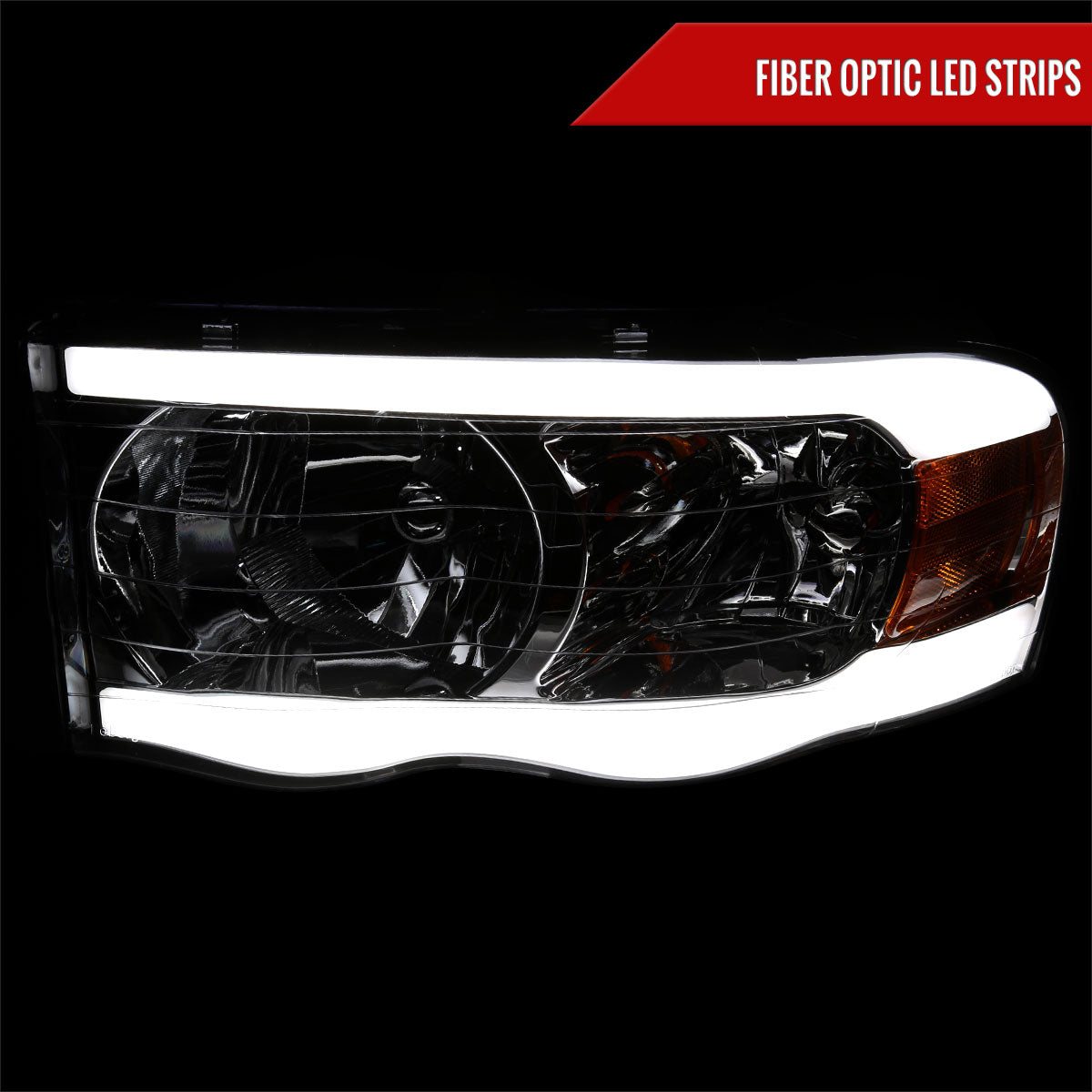 Spec-D 02-05 Ram 1500/03-05 Ram 2500/3500 Tube /Smoked Headlights