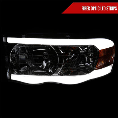 Spec-D 02-05 Ram 1500/03-05 Ram 2500/3500 Tube /Smoked Headlights