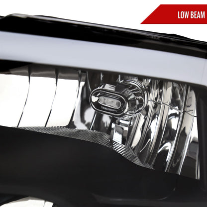 Spec-D 09-19 Ram 1500/10-19 Ram 2500/3500 Strip Headlights Black