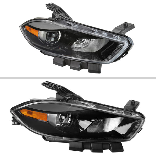 Spec-D 13-16 Dodge Dart Passenger Projector Black Replacement