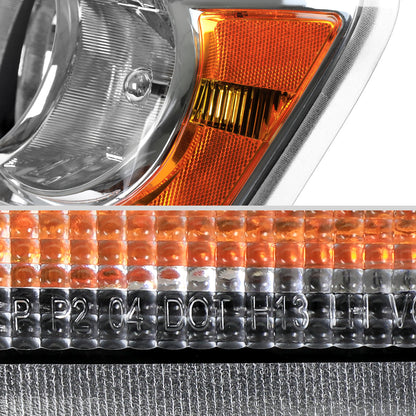 Spec-D 04-06 Dodge Durango Headlights OEM Style Chrome Amber