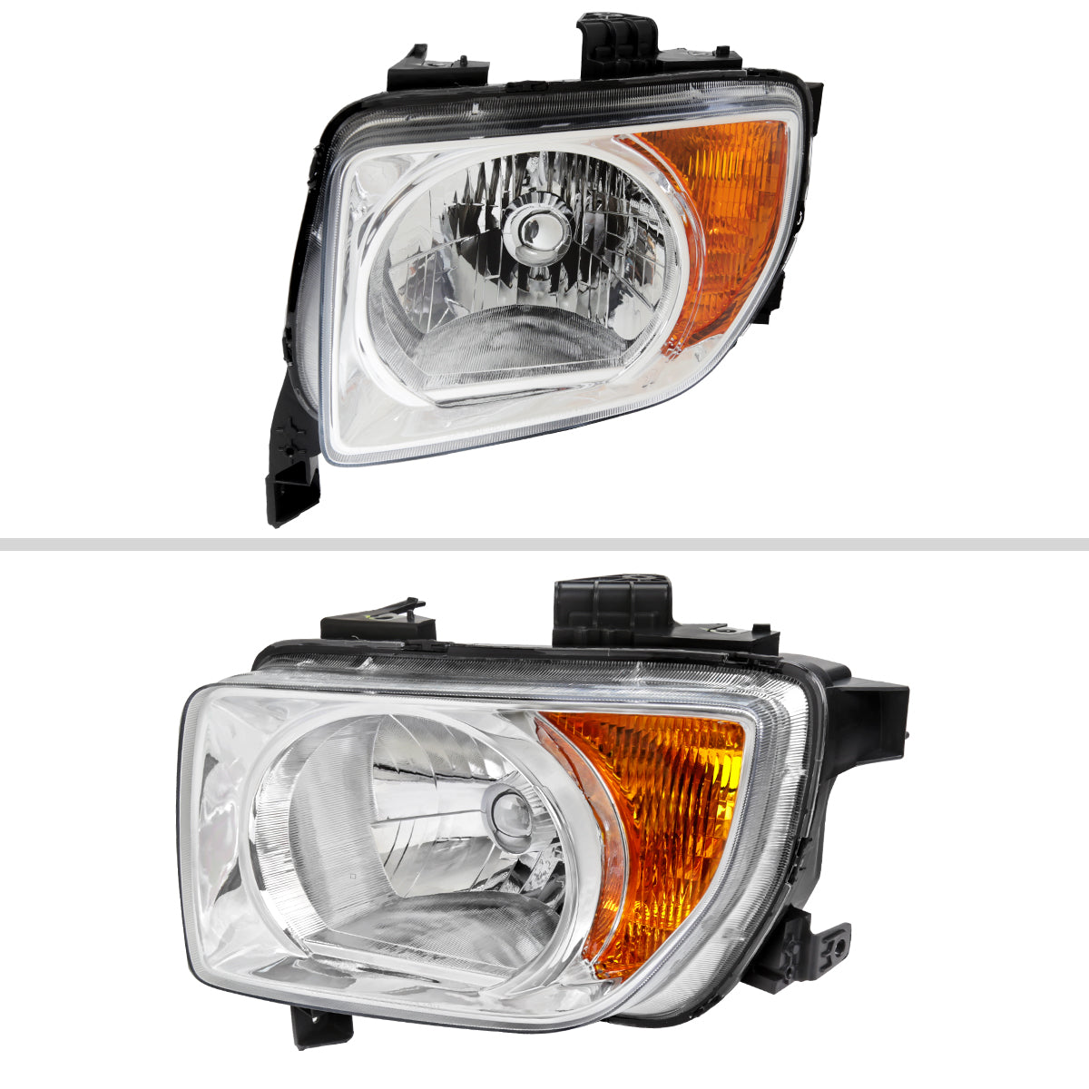 Spec-D 03-08 Honda Element Headlights OEM Style Matte Black
