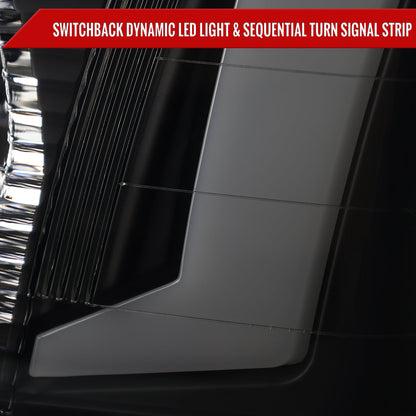 Spec-D 05-09 Equinox Headlights OEM Style Sequential Black/Smoked