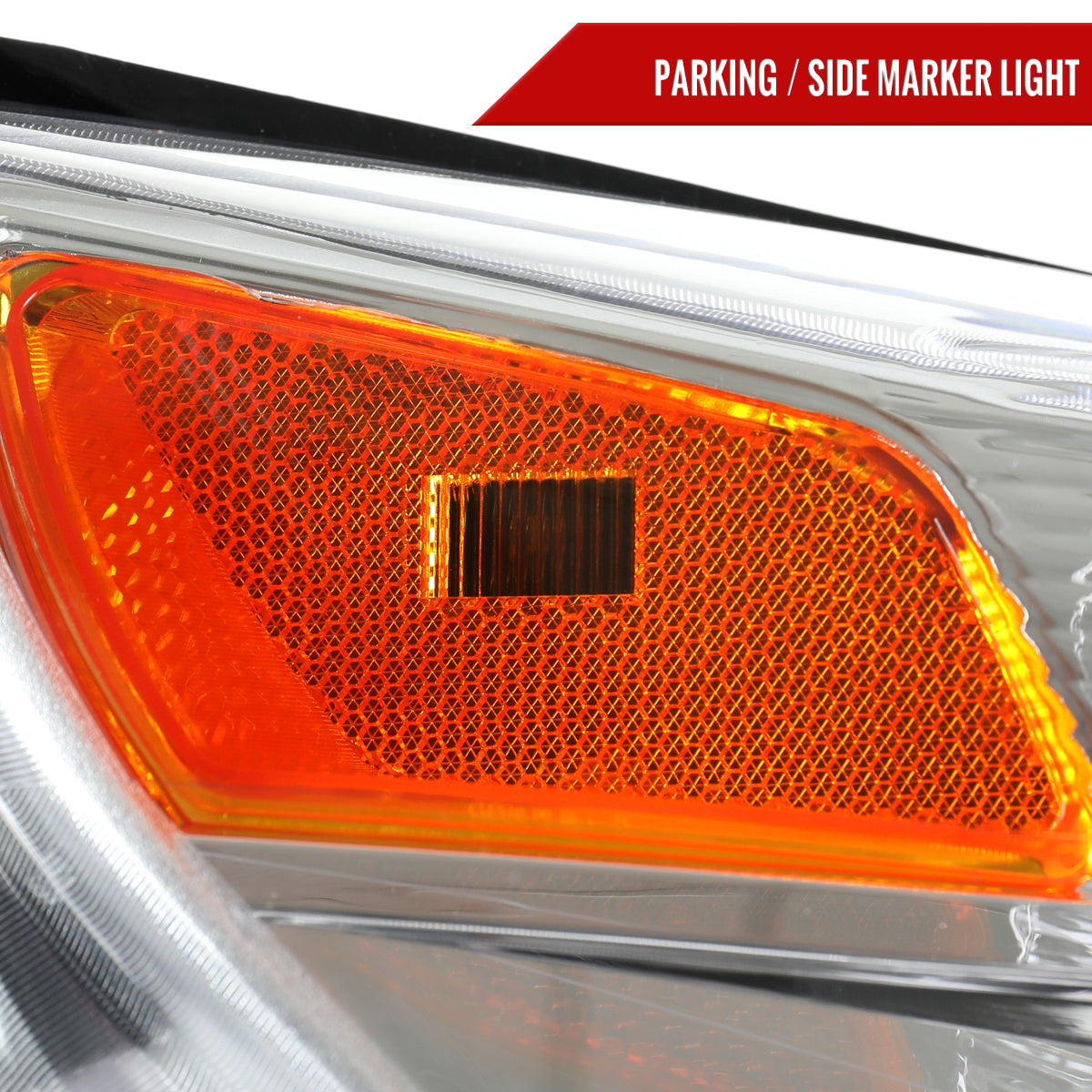 Spec-D 10-15 Equinox Passenger Headlight OEM Chrome Replacement