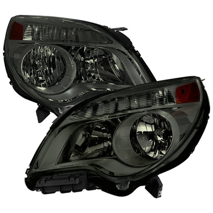 Spec-D 10-15 Chevy Equinox Headlights OEM Style Chrome/Smoked Lens