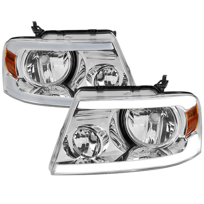 Spec-D 04-08 F-150/06-08 Lincoln Mark LT Strip OE Style Headlights