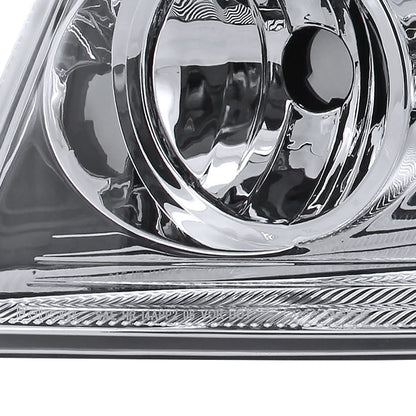 Spec-D 04-08 Ford F-150 Mark LT Headlights Dual Halo Projector Chrome