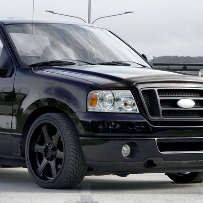 Spec-D 04-08 Ford F-150 Mark LT Headlights Dual Halo Projector Chrome