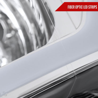 Spec-D 09-14 Ford F-150 LED Tube Headlights OEM Style Chrome