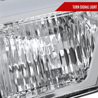Spec-D 09-14 Ford F-150 LED Tube Headlights OEM Style Chrome