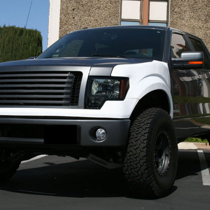 Spec-D 09-14 Ford F-150 Headlights OEM Style Black/Smoked Lens