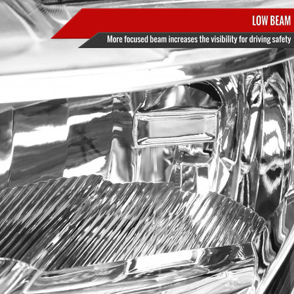 Spec-D 15-17 Ford F-150 Replacement Headlights OEM Style Chrome