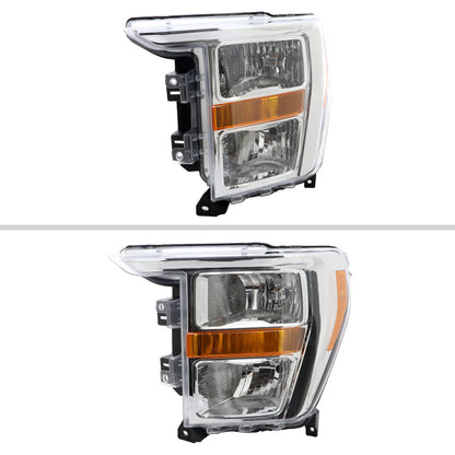 Spec-D 21-23 Ford F-150 Driver Replacement Headlight OEM Style Chrome