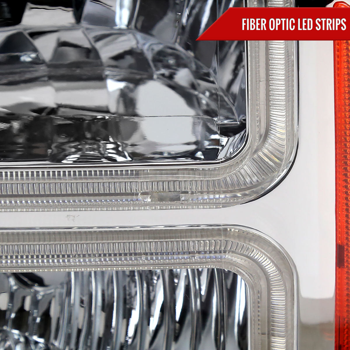 Spec-D 05-07 Ford F-250 F-350 Headlights Projector Chrome/Clear G3