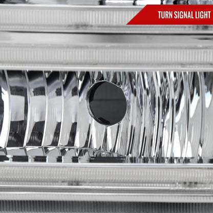 Spec-D 05-07 Ford F-250 F-350 Headlights Projector Chrome/Clear G3