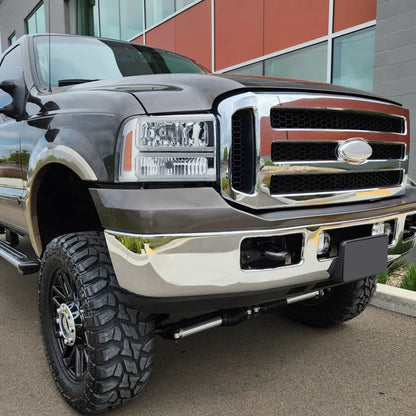 Spec-D 05-07 Ford F-250 F-350 Headlights Projector Chrome/Clear G3