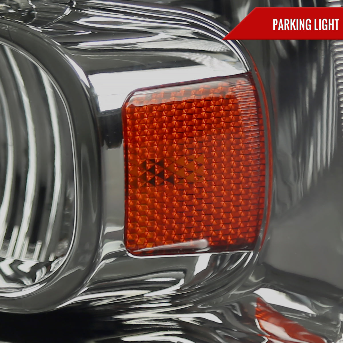 Spec-D 05-07 Ford F-250 Super Duty Headlights Smoked/Amber Reflector