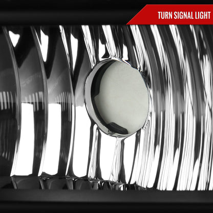 Spec-D 05-07 F250/F350/F450/F550/Excursion Headlights Matte Black