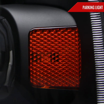 Spec-D 05-07 F250/F350/F450/F550/Excursion SMD LED Headlights Black