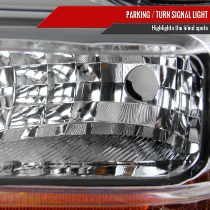 Spec-D 08-10 F-250/F-350/F-450 Super Duty Headlights OEM Style Chrome