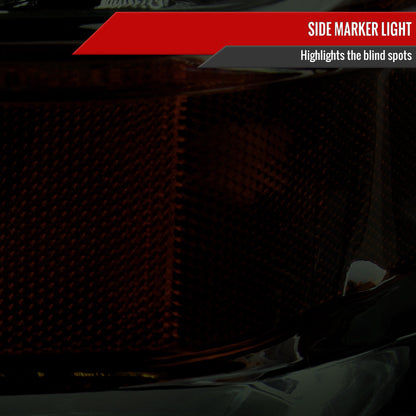 Spec-D 08-10 F-250/F-350/F-450 Super Duty OE Style /Smoked Headlights