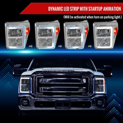 Spec-D 11-16 F-250/F-350/F-450/F-550 Super Duty OE Style Headlights