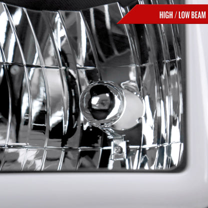 Spec-D 11-16 F250/F350/F450/F550 Super Duty Headlights Black/Clear