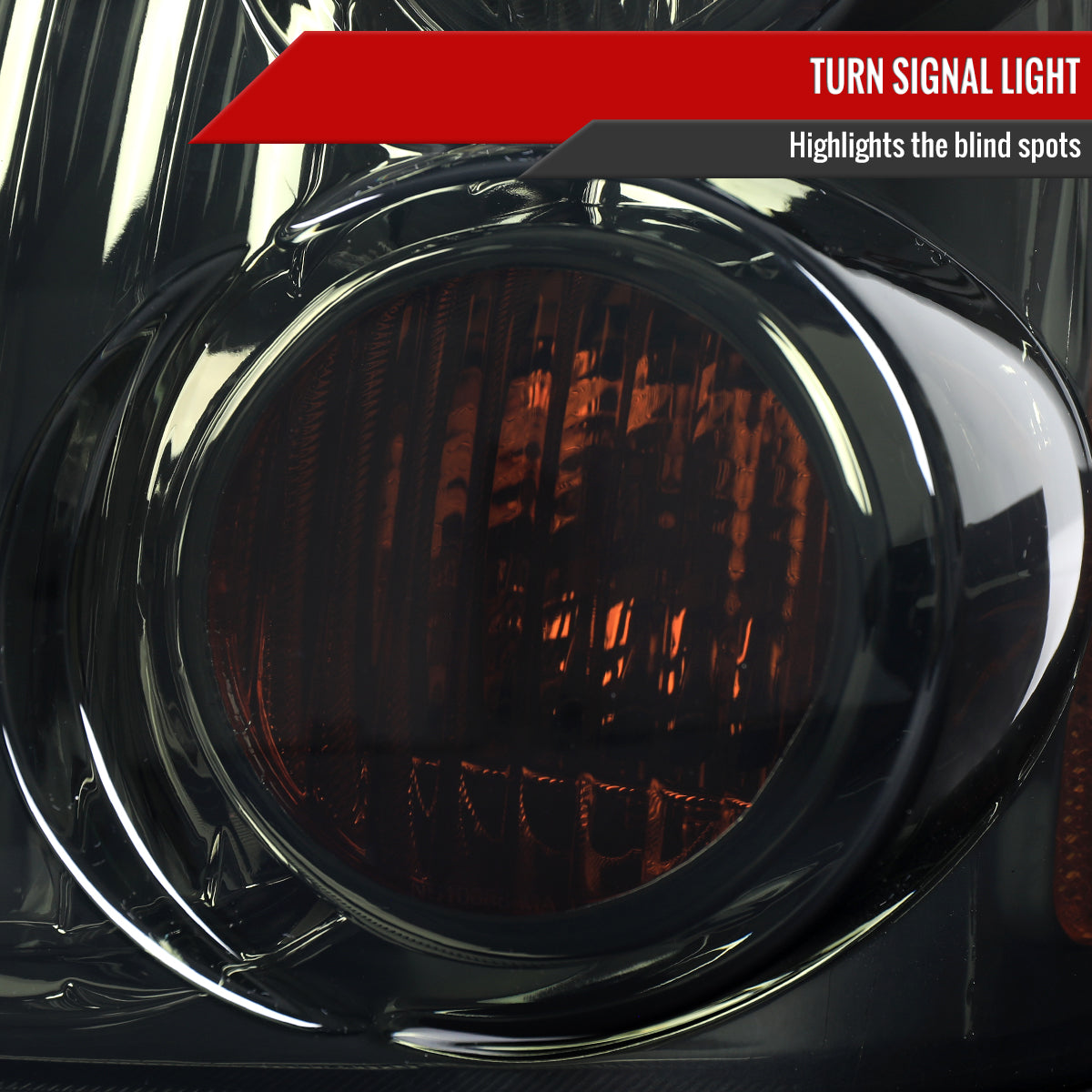 Spec-D 01-04 Nissan Frontier XE OE Style Chrome/ Smoked Headlights