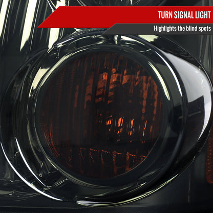 Spec-D 01-04 Nissan Frontier XE OE Style Chrome/ Smoked Headlights