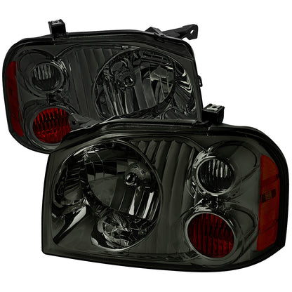 Spec-D 01-04 Nissan Frontier XE OE Style Chrome/ Smoked Headlights