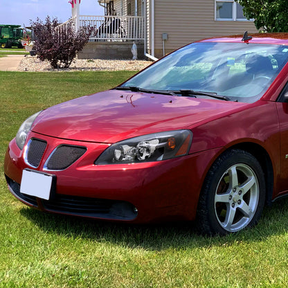 Spec-D 05-10 Pontiac G6 Headlights OEM Style Amber Reflectors Black