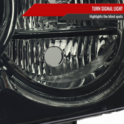Spec-D 05-07 Jeep Grand Cherokee OE Style Chrome/ Smoked Headlights