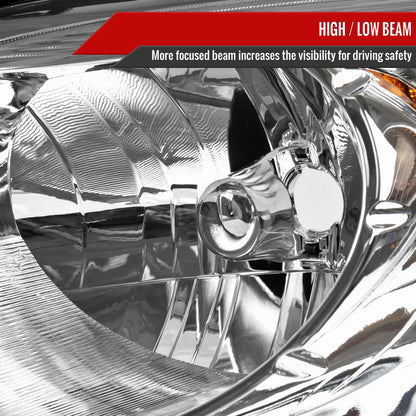 Spec-D 06-11 Chevy HHR OEM Style Headlights Chrome/Clear