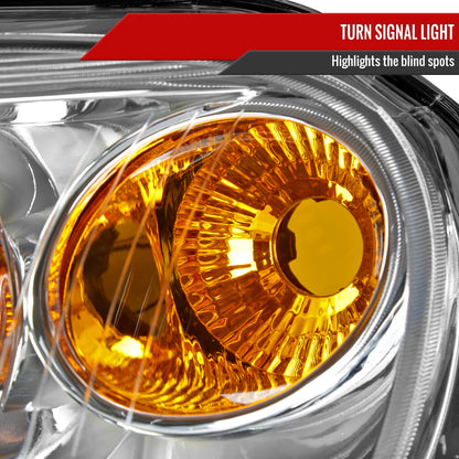 Spec-D 06-11 Chevy HHR OEM Style Headlights Chrome/Clear