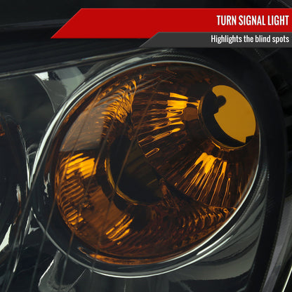 Spec-D 06-11 Chevy HHR Headlights OEM Style Chrome/Smoked Lens
