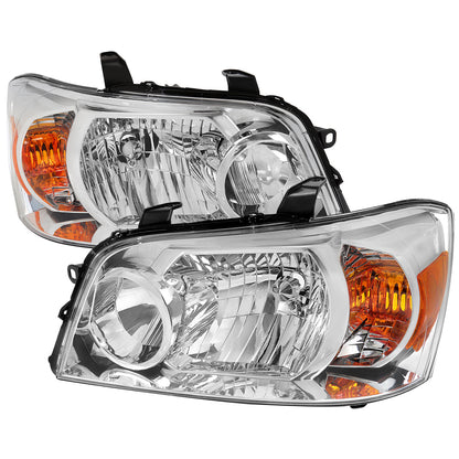 Spec-D 04-07 Toyota Highlander Headlights OEM Style Clear